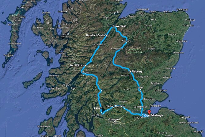 2 Days on the Loch Ness Canal of Caledonia and the Highlands - Glencoe National Nature Reserve: Three Sisters scale and film-location atmosphere