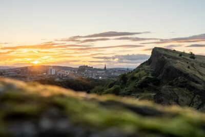 Arthur's Seat Sunset Hike with Mountain Guide - Entering Holyrood Park from the Palace side