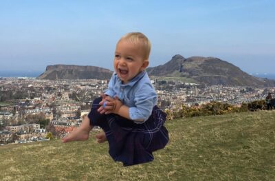 Edinburgh: a Scottish experience for Children in German - Tartan-style costume crafting and kilt-inspired take-home fun