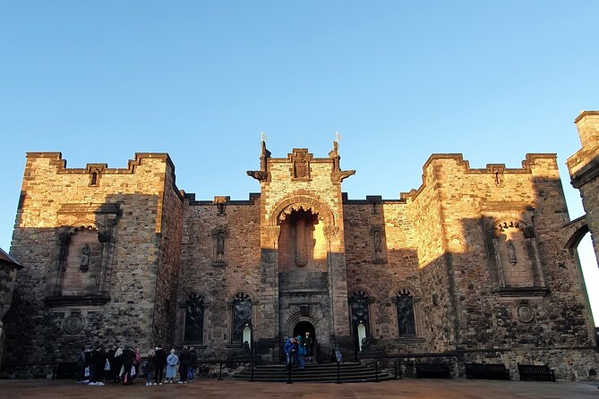 Edinburgh Castle Highlights Tour with Tickets, Map, and Guide - Hawkhill Walk to the Royal Quarters: Prison Stories and Who Lives Here Now