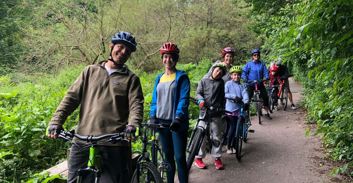 Edinburgh: Cycle Tour to the Coast (family friendly) - Holyrood Park: where the extinct-volcano views make sense