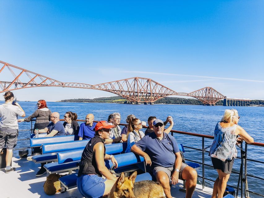 Edinburgh: 'Firth of Forth' Three Bridges Sightseeing Cruise - Inchcolm Island stop: the medieval abbey view (and whether to buy a landing pass)