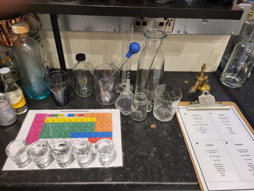 Edinburgh: Gin Distillation Workshop with Gin Tasting - Welcome G+T and a guided taste of three flavoured gins