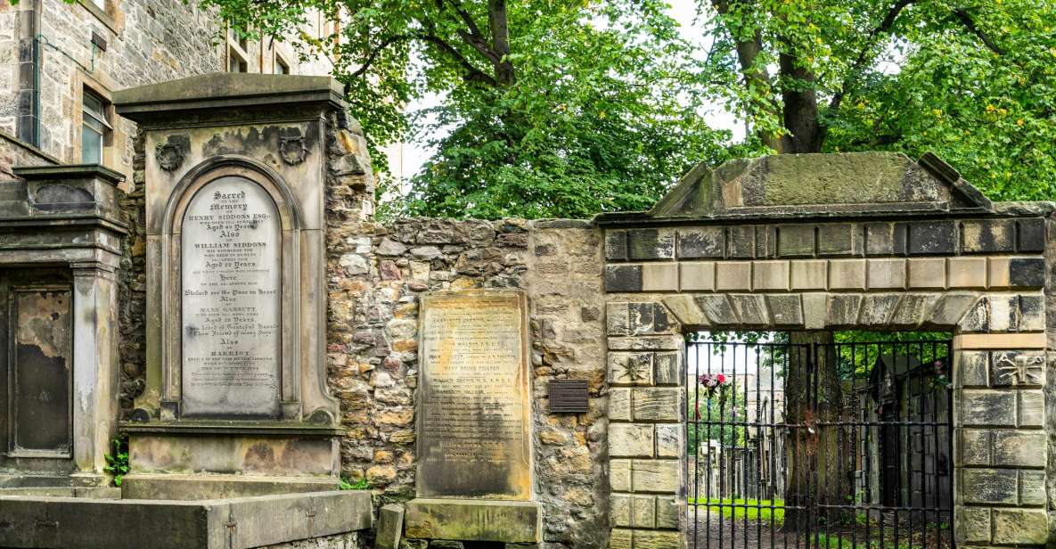 Edinburgh: Haunted Underground Vaults and Graveyard Tour - Gothic mausoleums and the shift from yard to vault