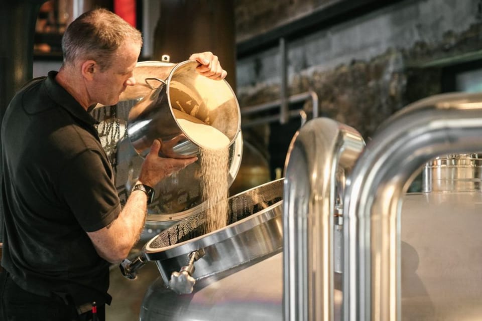 Edinburgh: Holyrood Distillery 'Journey to Whisky' Tour - The distillery floor: where brewing, distilling, and yeast build character