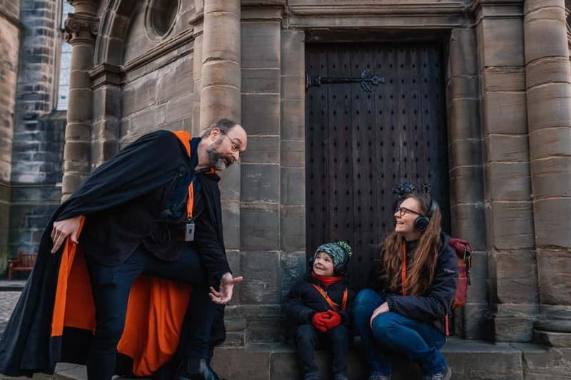 Edinburgh: Kids Immersive Underground Small-Group Tour - Starting at Mercat Cross: the quick setup before the spooky walk