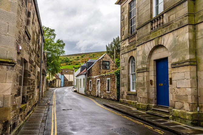 Edinburgh: Mary Queen of Scots Privately Guided Luxury Day Tour - Falkland Palace and Garden: Royal Tennis, Gardens, and a Filming Location Stop