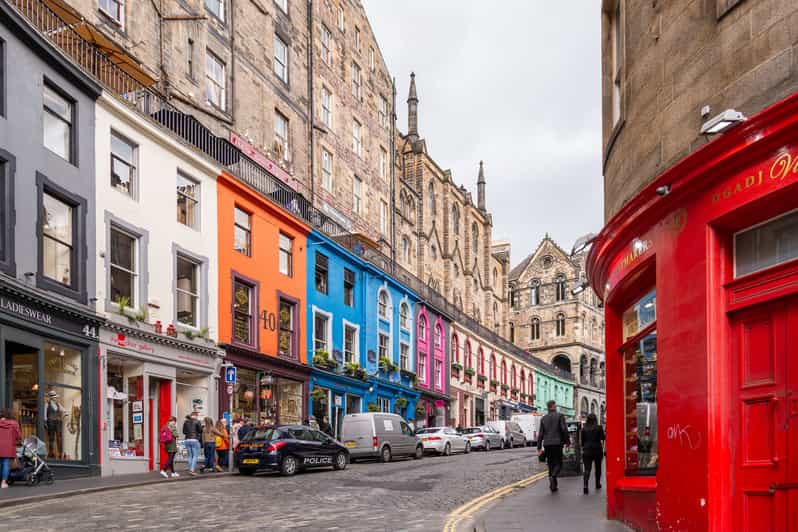 Edinburgh: Original Harry Potter Tour in German - The route: starting at William Chambers Monument, ending near 253 High St