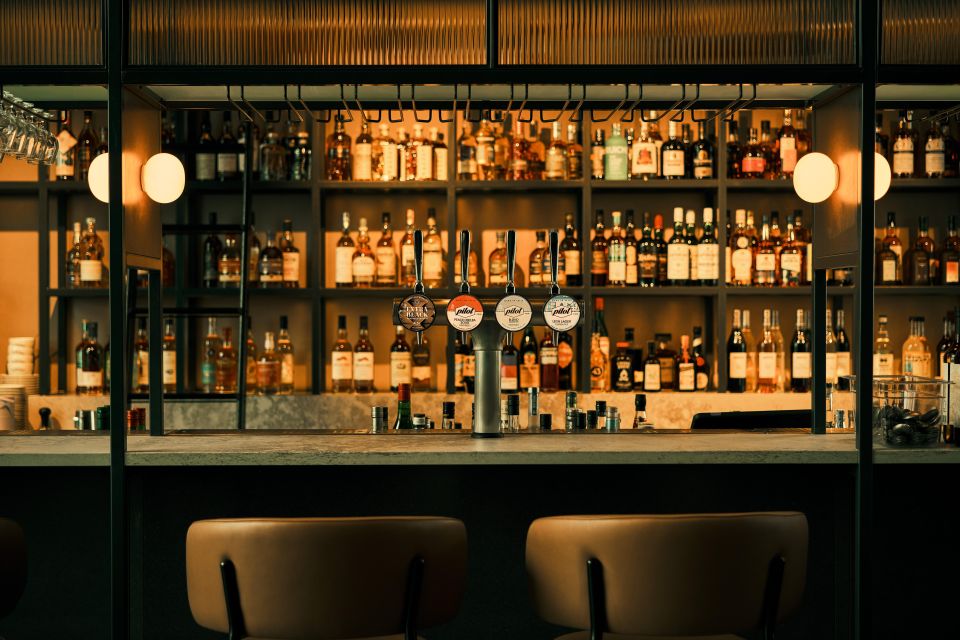Edinburgh: Port of Leith Distillery Tour & Tasting - Walking through production: the QC LAB stop