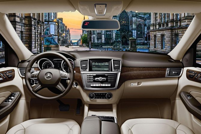 Edinburgh Private Transfer from Edinburgh Airport to City centre - The Chauffeur Ride Into Edinburgh City Centre