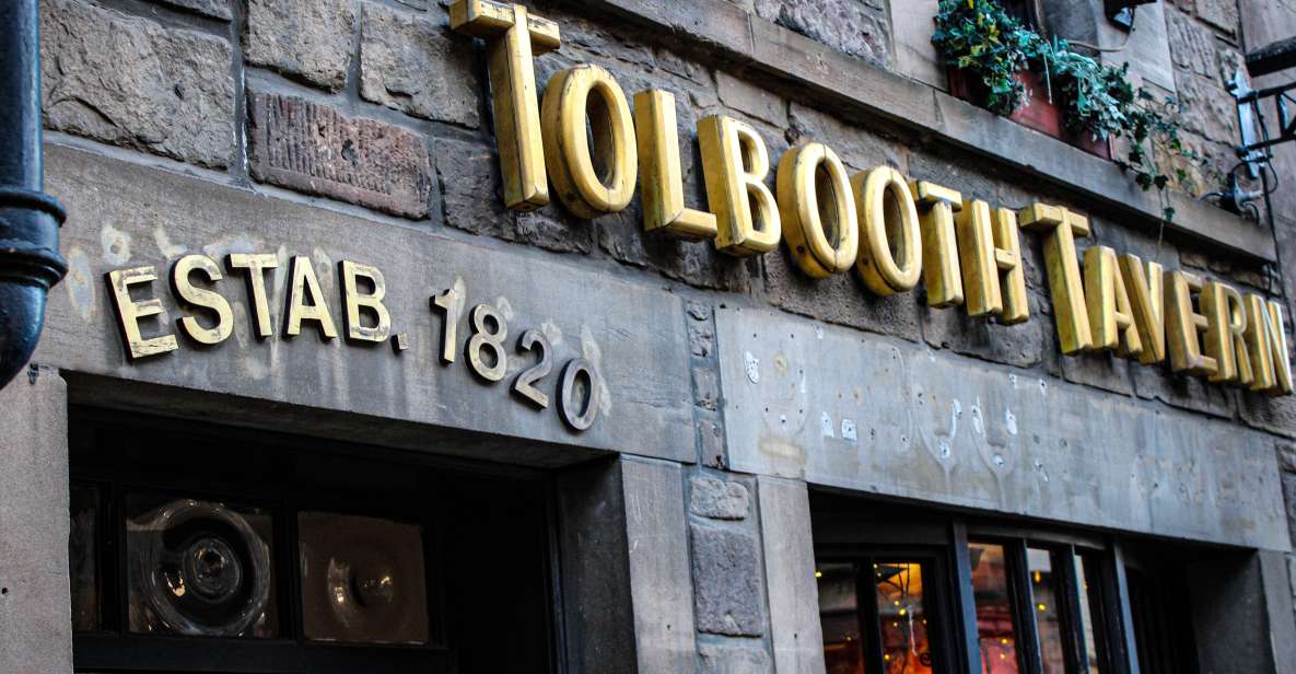 Edinburgh: Scottish Tasting Platter at The Tolbooth Tavern - Key things to know before you go