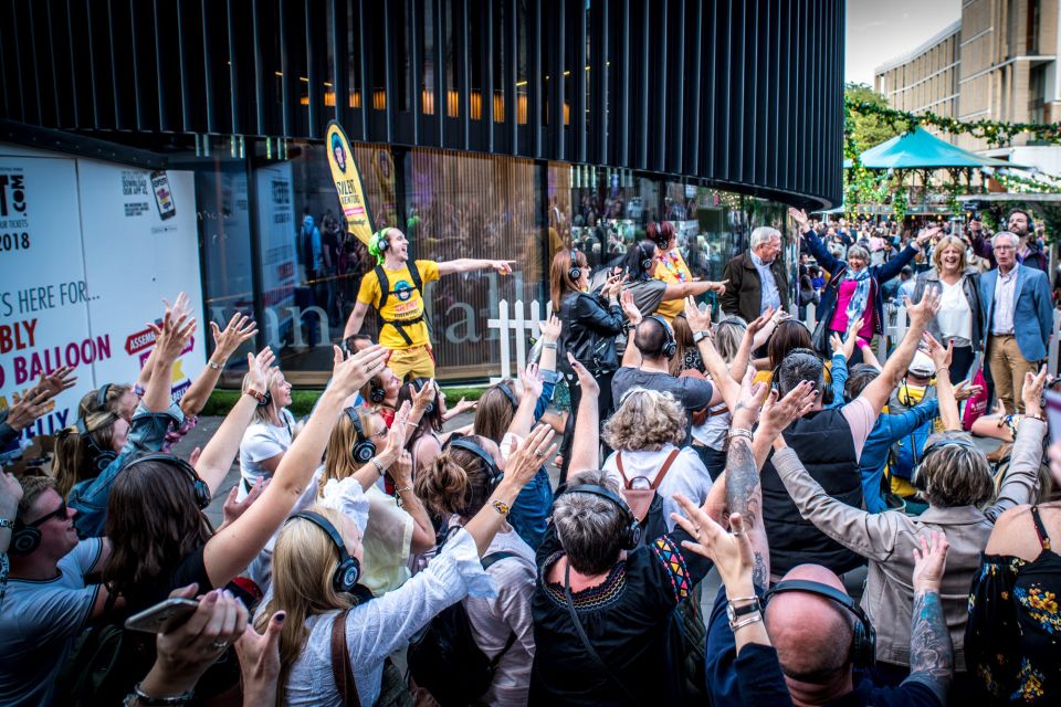 Edinburgh: Silent Disco Adventure Tour - Meet The Piper’s Rest Start Point (and the August Meadows Change)