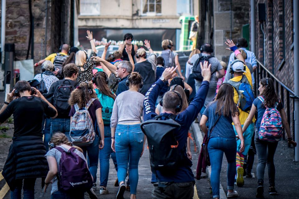 Edinburgh: Silent Disco Adventure Tour - How the Headsets and Host Keep You in the Music (and in the Group)