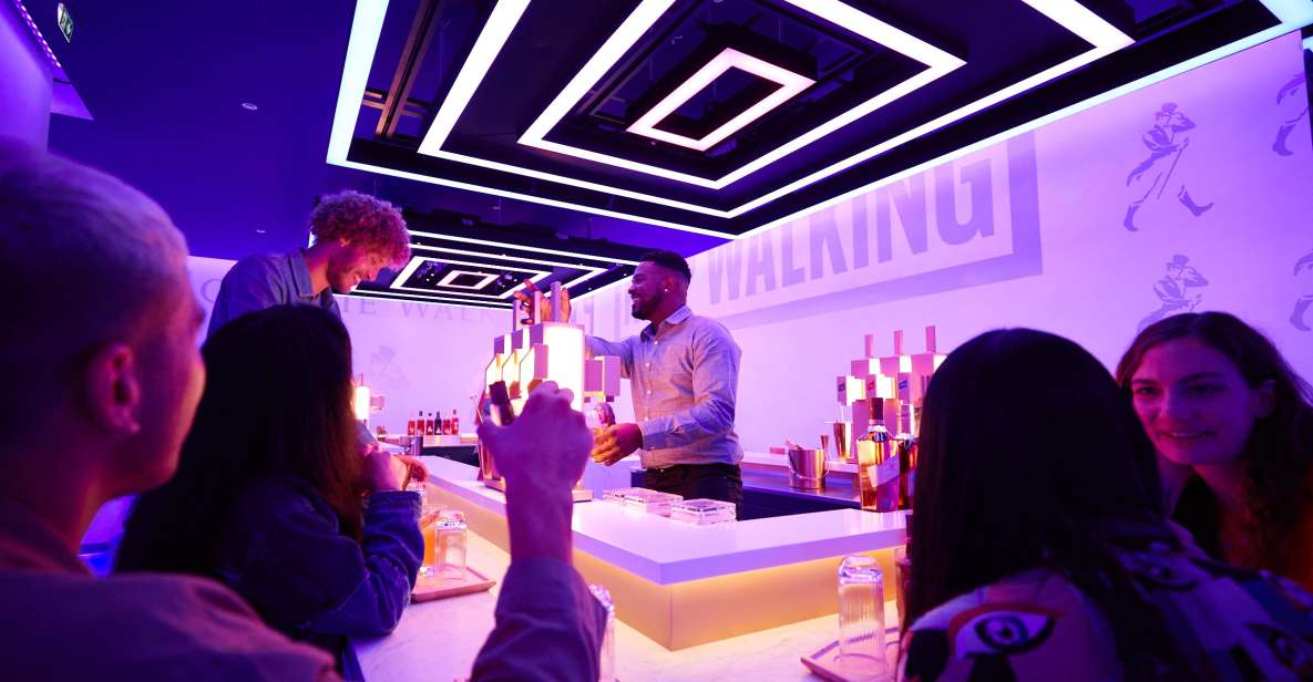 Edinburgh: The Johnnie Walker Whisky Experience - Audio guides and the rooftop bar: Edinburgh Castle as your after-taste reward