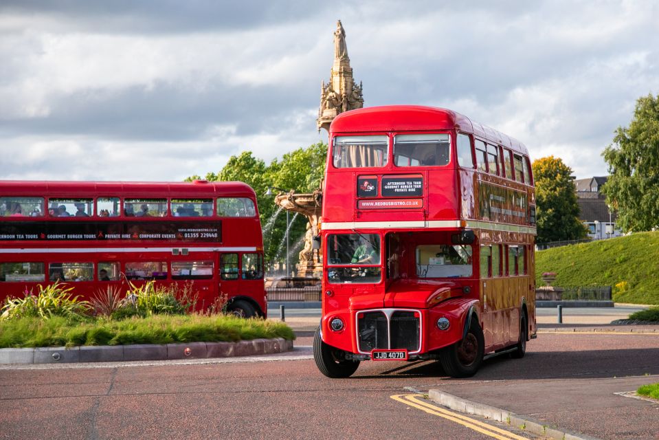 Edinburgh: Vintage Bus Tour with Afternoon Tea or Gin - The welcome moment: Prosecco, tea service, and the staff-driven vibe