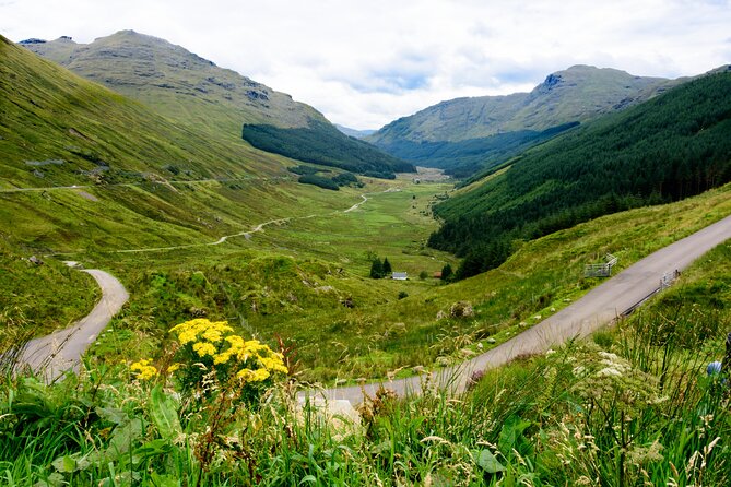 Edinburgh: West Highlands Privately Guided Day Tour in Luxury MPV - Glenogle from the car window: Rob Roy country without the slog