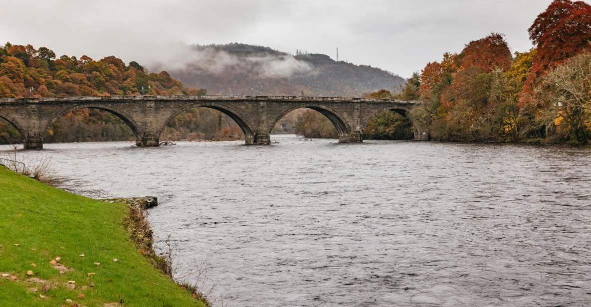 From Edinburgh: Scottish Highlands Tour with Whisky Tasting - Dunkeld Cathedral on the River Tay: a short stop that lands