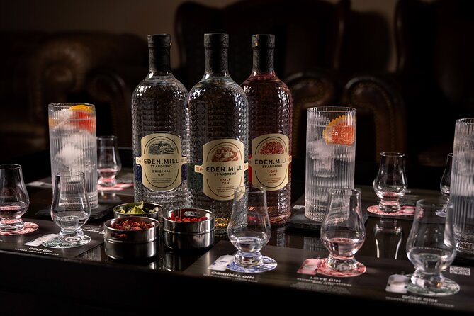 Gin Tasting Experience with a Perfect Serve - Three Eden Mill gins: Original, Love, Golf and what you’re actually learning