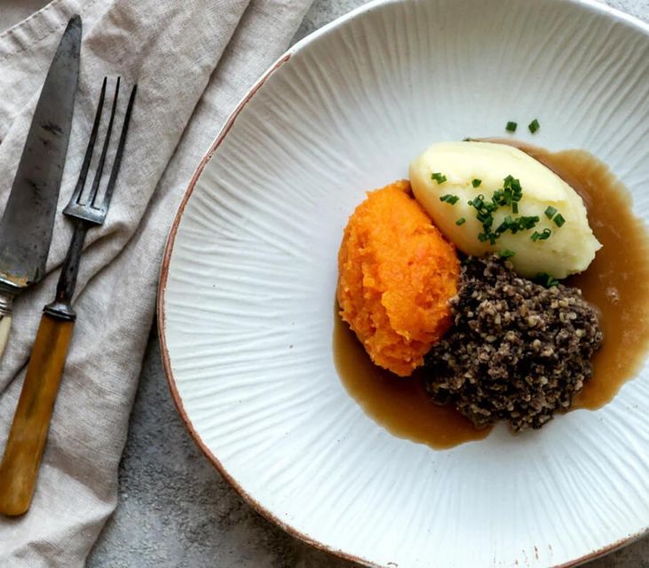 Haggis paired with whisky & gins in 56 North distillery! - Drinks-and-food value: is $32 actually a good deal?