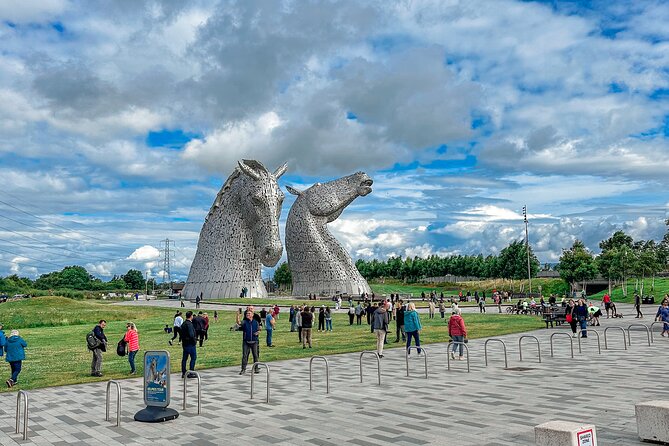 Loch Lomond, The Kelpies and Stirling Castle from Edinburgh - Kelpies and The Helix: the first wow is big—and close