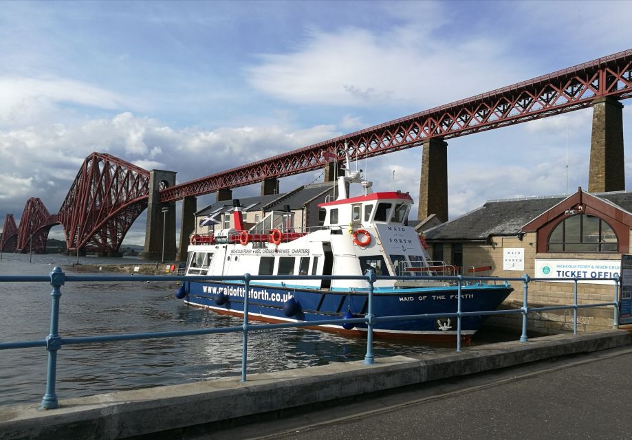 Queensferry: Maid of the Forth 1.5-Hour Sightseeing Cruise - Under the Red Forth Rail Bridge: the first views you’ll remember
