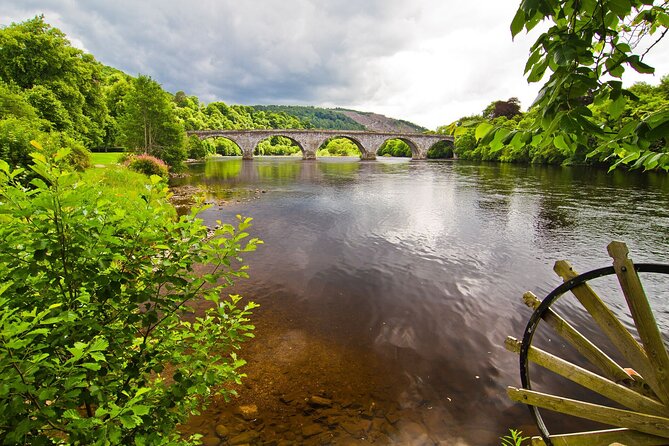 Scotland's Glens, Highlands & Whisky Day Trip from Edinburgh - The Hermitage walk: fir-lined paths, Ossian’s Hall, and Black Linn Falls