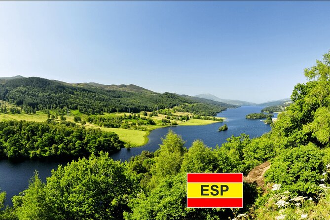 Stirling, Highlands & Distillery in Spanish - Hermitage Waterfall Walk: forest calm with a real payoff