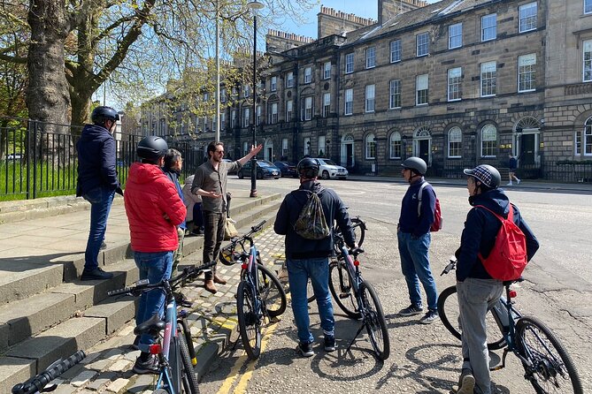 Stunning Edinburgh E-bike Tour max 10 people small group - Water of Leith to The Shore and Leith: Rail-Trail Cycling Energy