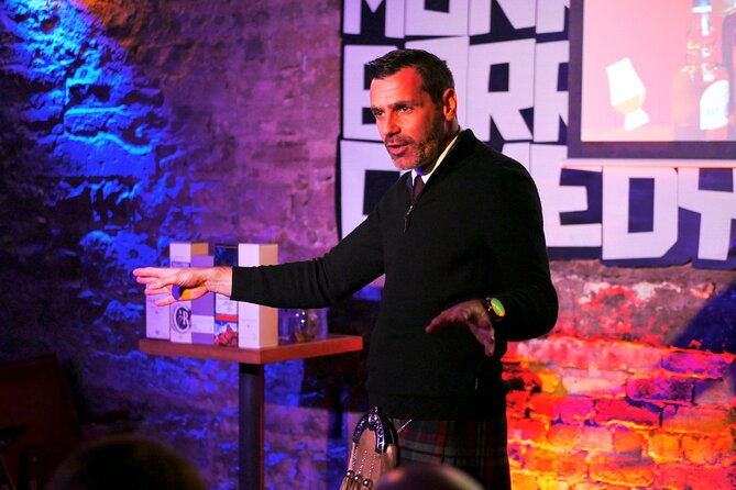 The Mountebank Comedy Whisky Tasting - The flight of four malts: what you get for $16.49