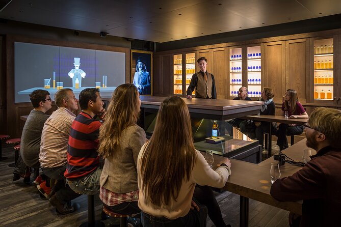 The Scotch Whisky Experience Guided Whisky Tour - An Introduction to Whisky - Inside the bottle collection and your crystal tumbler souvenir